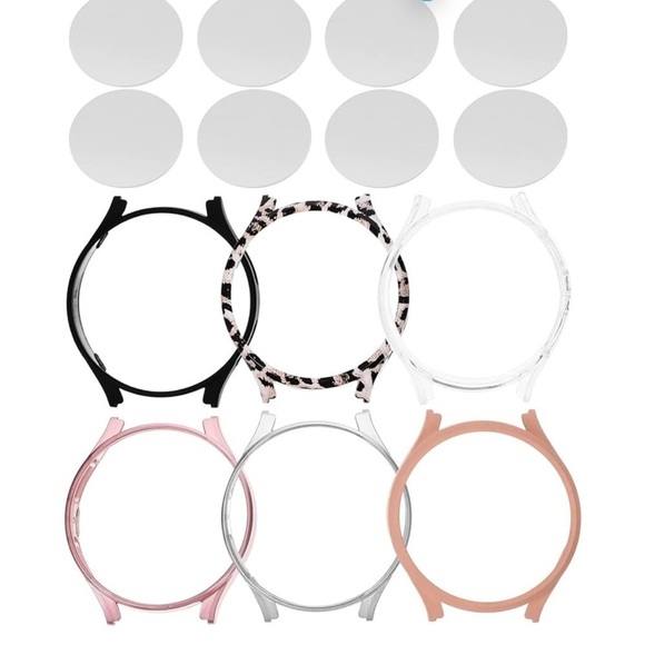 Samsung Galaxy Watch Case Replaceable Shell Tempered Glass Case Cover UNISEX - Picture 2 of 8